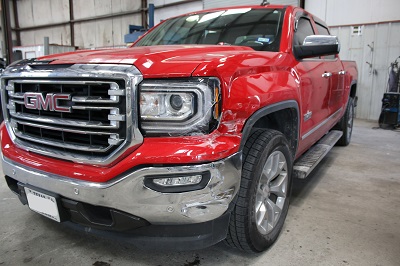 Bumper Repair Before